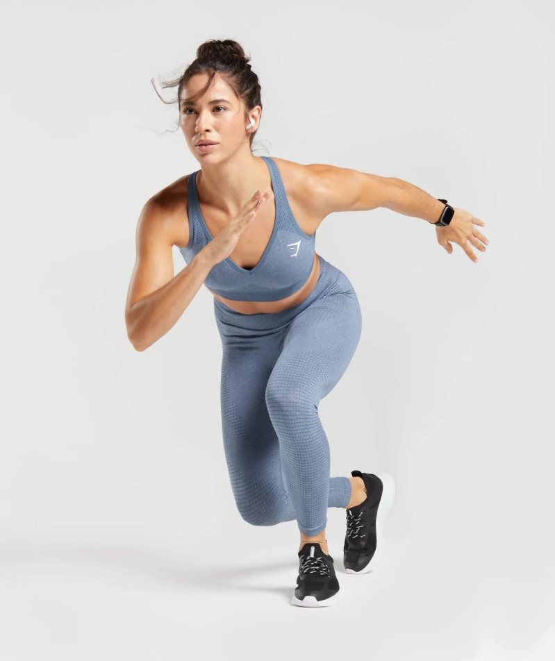 Legginsy Gymshark Vital Seamless 2.0 Damskie Niebieskie | PL 096TUR